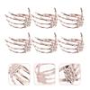 6Pcs Creative Ghost Palm Shaped Napkin Buckles Halloween Party Supplies Stylish Dining Table Decors Halloween Decors