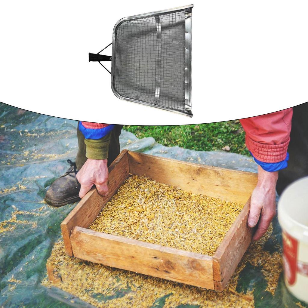 Landwirtschaftliches Sieb aus Metallgitter, Werkzeug mit Schraubanschluss, vielseitig,