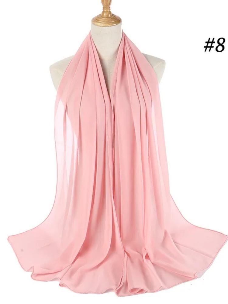 

70*180cm bubble chiffon muslim headscarf for women solid color hijab scarf shawls and wraps hijab femme musulman kopftuch (As shown-7464)-