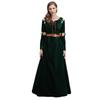 Damen Brave Merida Grün Hof Langes Kleid Halloween Cosplay Kostüm