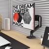 Height Adjustable Monitor Arm Desk Mount for 17 to 32inch Screen 360 Degree Rotation Single Monitor Arm Desk Mount