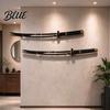 Wall Display for Clear Hanger Acrylic Rack Stand Transparent Swords Mounted Horizontal Holder with Screws
