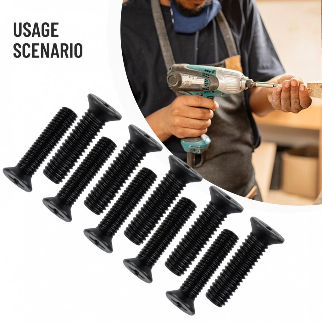 Tornillos de Portabrocas Tornillo de Fijación Rosca M6 Mano Izquierda