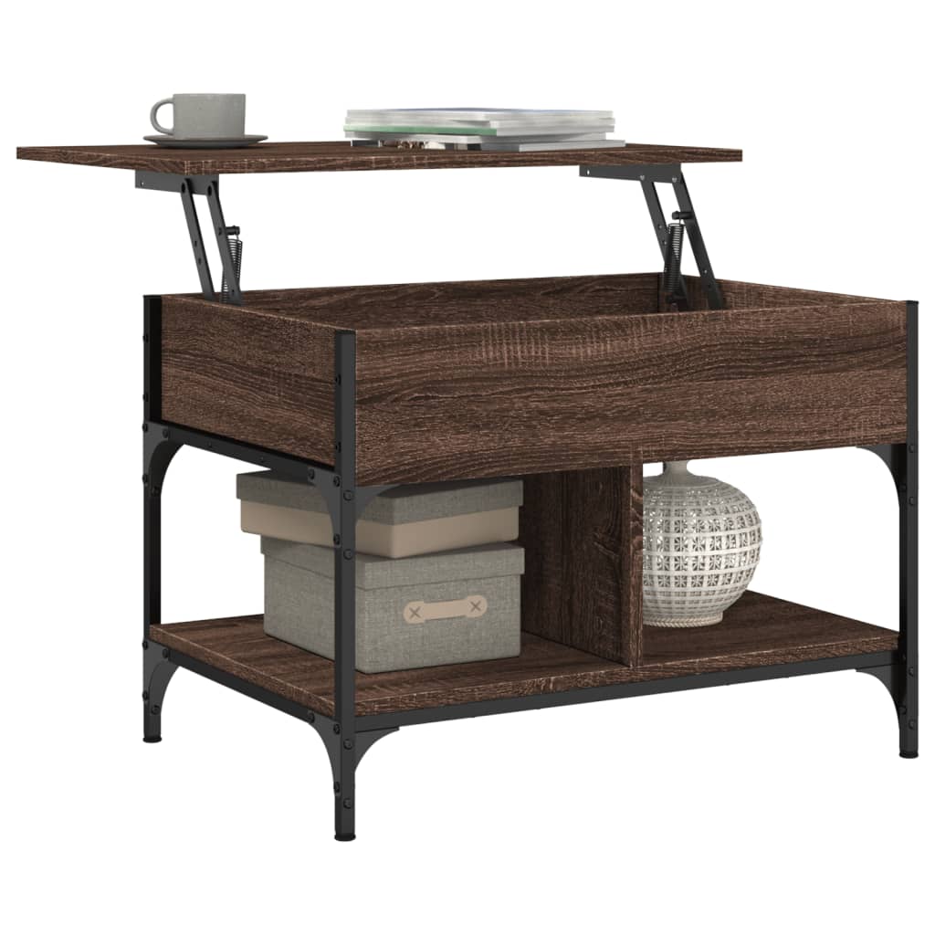 Coffee Table, Brown Oak, 70x50x50 Cm