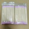 Pink Double-Pointed Cotton Swabs 100-Pack, 10CM - Ideal for Makeup & Essential Oils