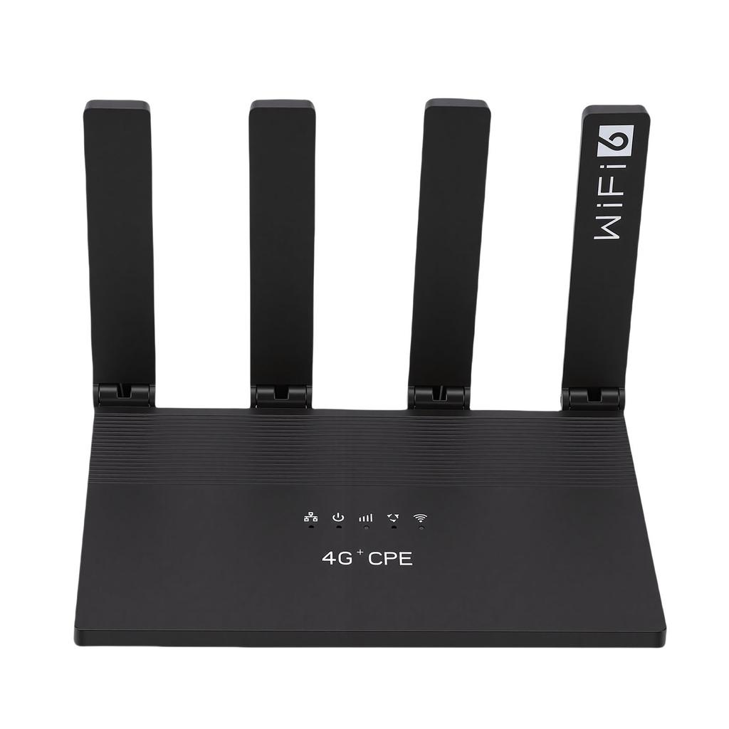 4G LTE WiFi 6 Router 300Mbps Type C CPE Wireless Router Mobile Hotspot with 4 Antenna SIM Card Slot for Europe Asia