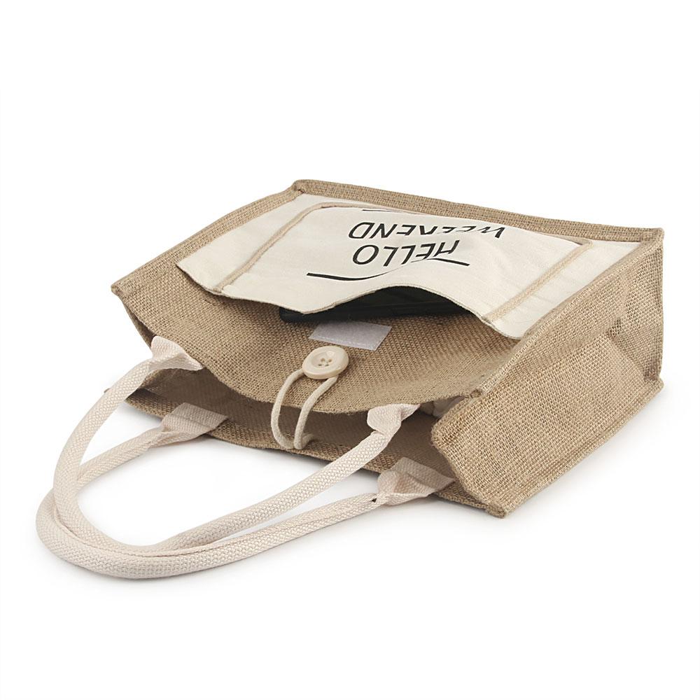 Women Linen Tote Large Capacity Female Casual Shoulder Bag Lady Daily Handbag Fresh Beach Shopping Bag