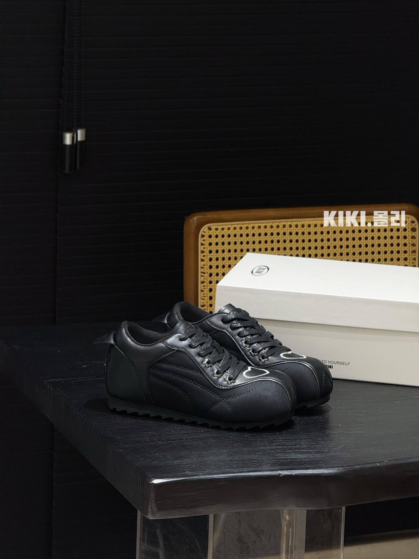 

Повышение внутренней высоты Американский ретро обувь Форреста Гампа 2025 лето новая толстая подошва уродливые милые туфли с большой головой кожаная повседневная спортивная обувь 39 чёрный