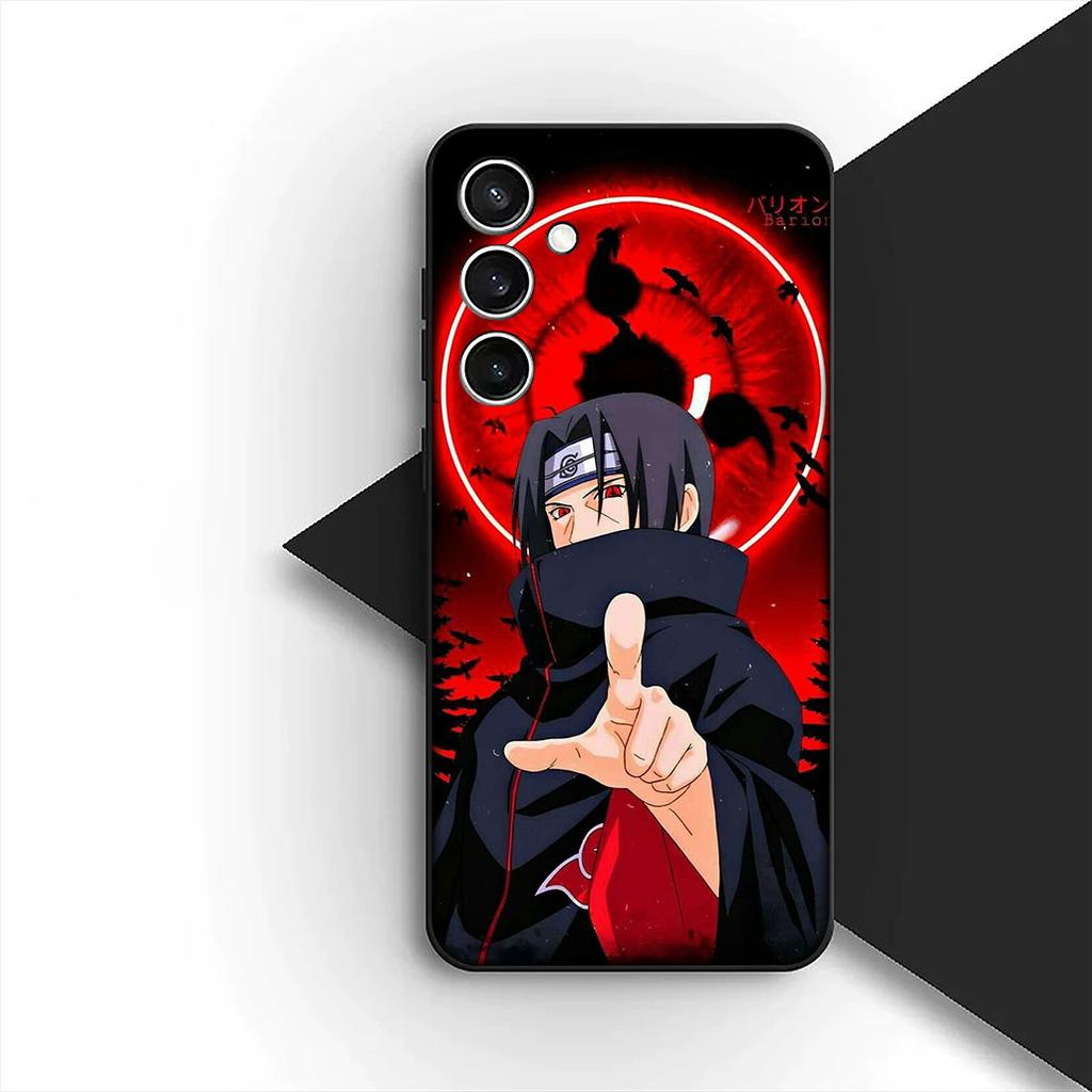 Anime Uchiha Itachi Narutos Cover for Samsung Galaxy S10 Lite S8 S9 Plus A33 A34 A31 70 A71 A72 Note 20 9 8 Coque Phone Case