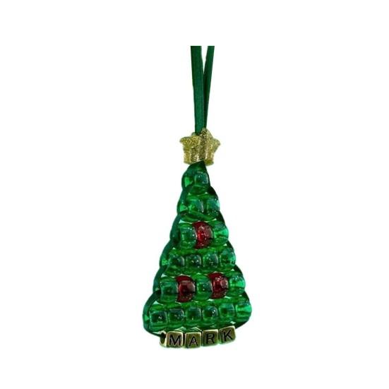 DIY Green Button Christmas Tree Ornament Kit Fun Christmas Buttons Crafts Making Set Handmade