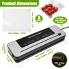 Electric Vacuum Sealer Machine Automatic Food Storage Seal Touch Button Dry/Wet Built-in Cutter Kitchen Sealing Vacuum packaging