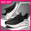 Mens Running Shoes 2026 New Breathe Cushioning Soft Bottom Anti Slip Round Outdoor Fitness Training Sneakers for Men