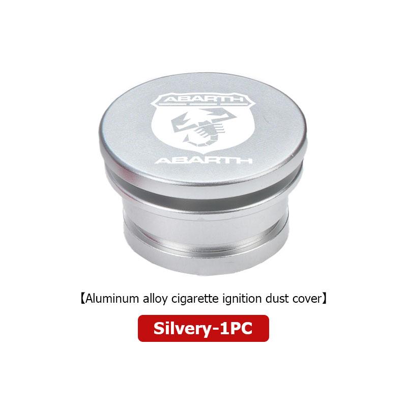 

Alloy Car Cigarette Lighter Dust Cover Dustproof Decoration Cap For Abarth UNO Astra Bravo Panda Linea Freemont Strada Doblo