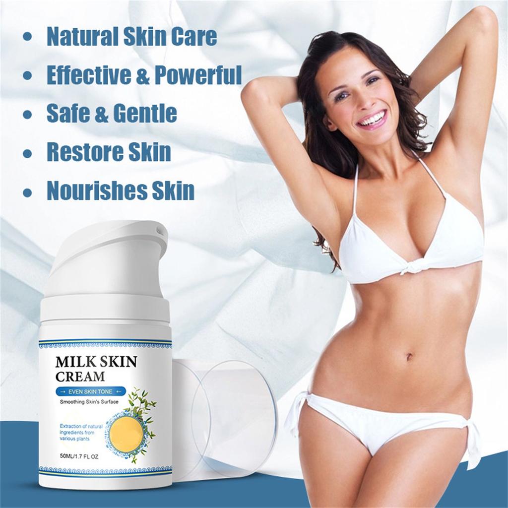 Bělicí krém na tělo Bělicí krém na pokožku Zesvětlující krém na intimní partie, podpaží, kolena, lokty, vnitřní strana stehen