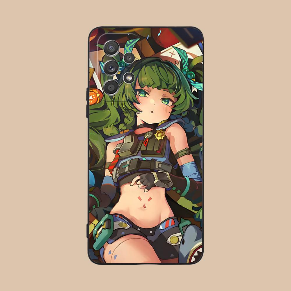 Zenless Zone Zero QingYi Phone Case for Samsung Galaxy M55 54 42 35 34 33 32 23 22 15 14 13 12 F55 5G Colorful Cover Cellphones