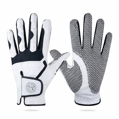 Microfiber Fabric Golf Gloves Silicone Grip Dots Golf Sports Gloves Golf Glove  Golf Practice
