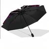 8 Rib Auto Folding Umbrella Benfica Print Custom Name Text Portable Rain Gear