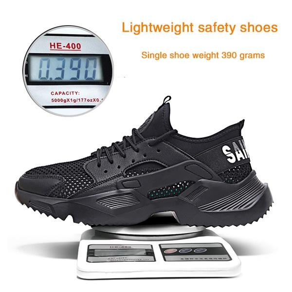 Buy Men's Fashion Safety Shoes Outdoor Work Shoes Breathable Hiking