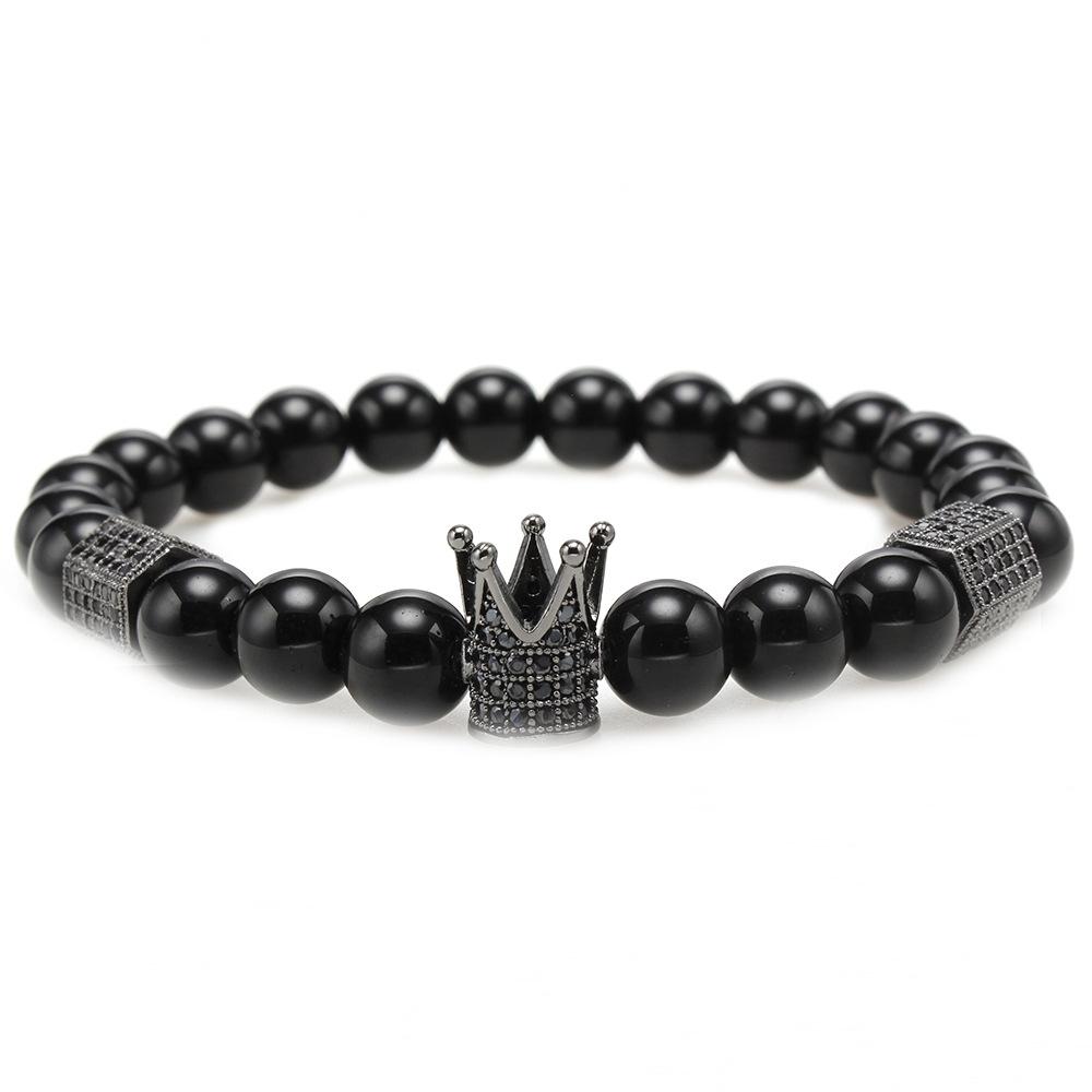 JYL TS Bracelet Crown  Copper Zircon Style Offers Durable Luxury And Luck
