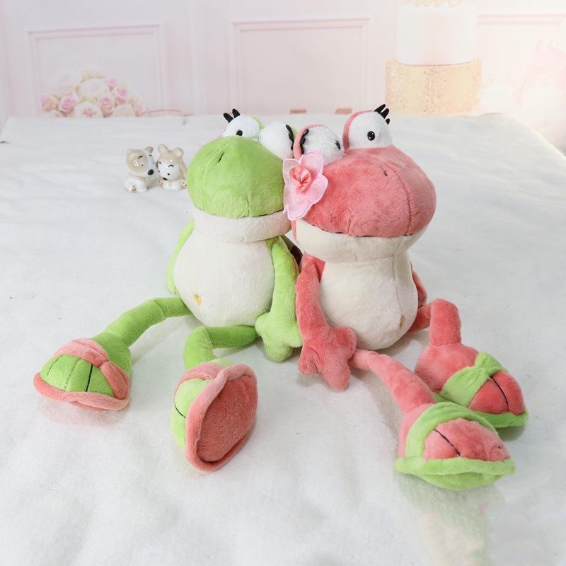Cute Plush Frog Toy With Long Legs Perfect Gift For Girls And Couples