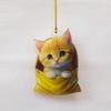 Cheerful Acrylic Animal Keychain For Car Interior And Home Decor Featuring Adorable Cats Dogs And Squirrels