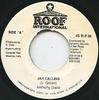 7inch Record ANTHONY GADE  Jah Calling NONE Roof Internatio Jamaica Reggae Ska  Dub Used