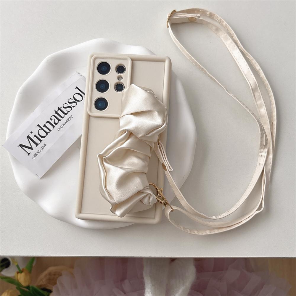 Crossbody Wrist Strap Phone Case for Samsung Galaxy S25 S23 S22 Plus S24 S21 FE Note 20 Ultra A56 A36 A55 A26 A16 A35 A15 5G