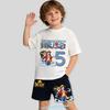 Summer Tshirt for ChildrenCotton ShortSleeved Shorts for Boys  Sports Shirt Set of 2  Digital 12345 Cartoon Print