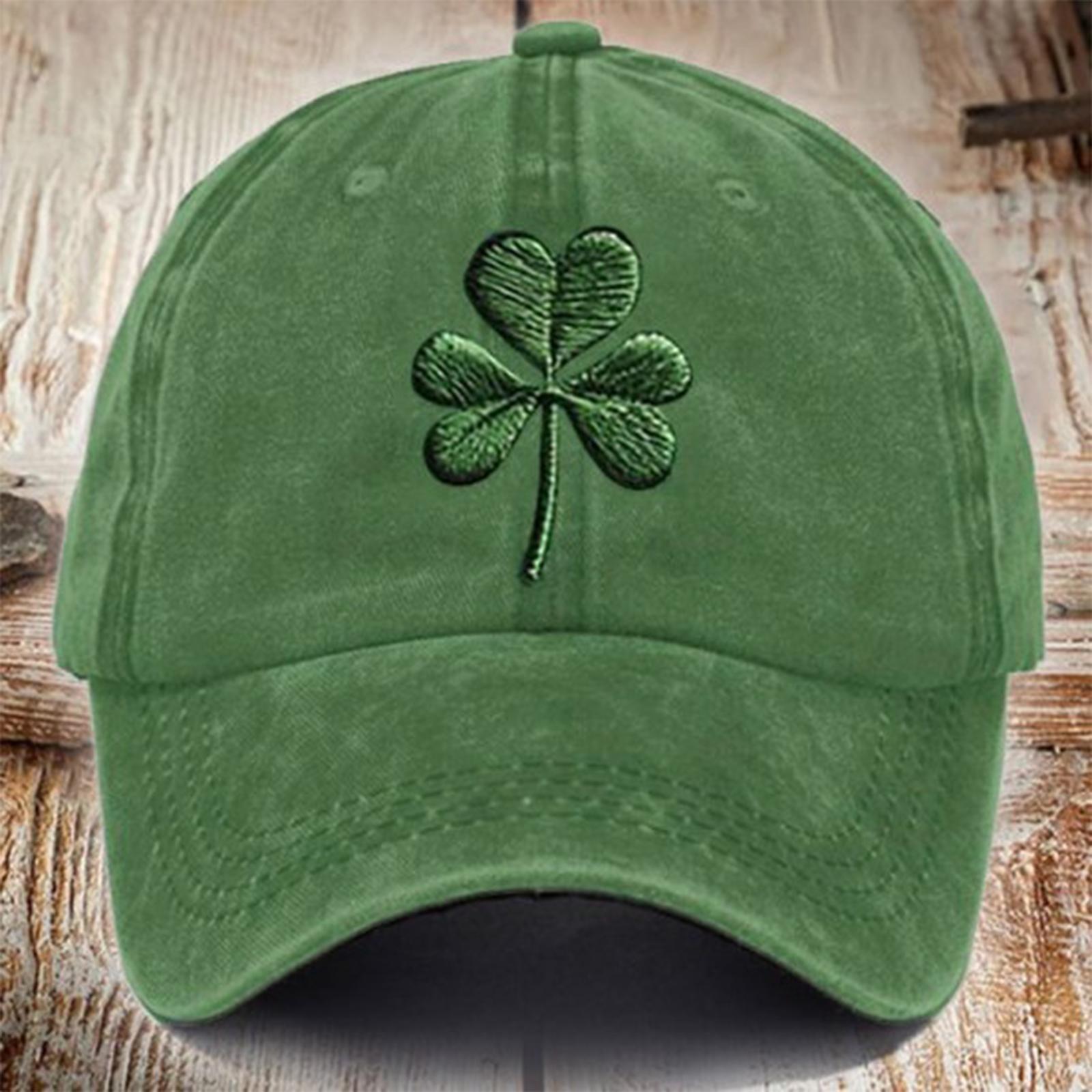 Унисекс Многоцветная Бейсболка Ретро Потертая Солнцезащитная Кепка One Size зелёный