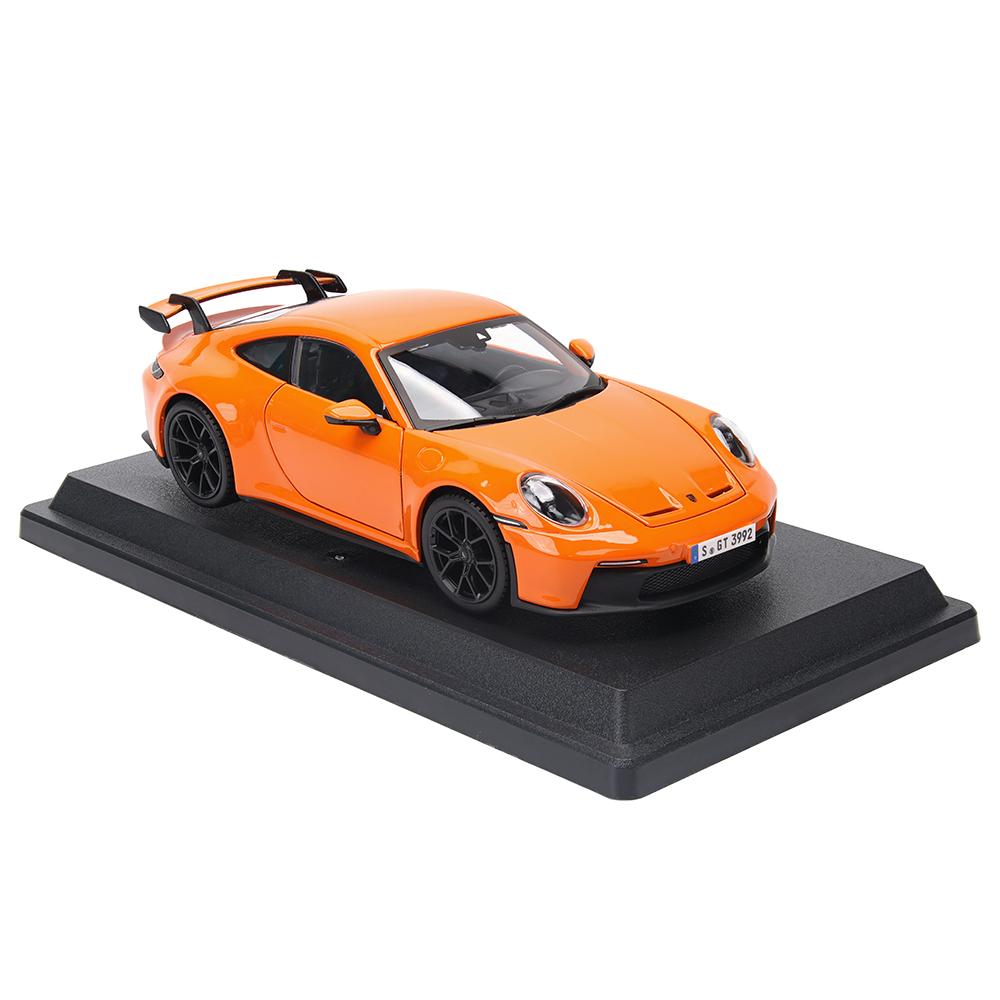 AKEZM1 Bburago 1:24 Porsche 911 GT3 Taycan Turbo S 718 Boxster simulation alloy car model crafts decoration collection toy tools gift