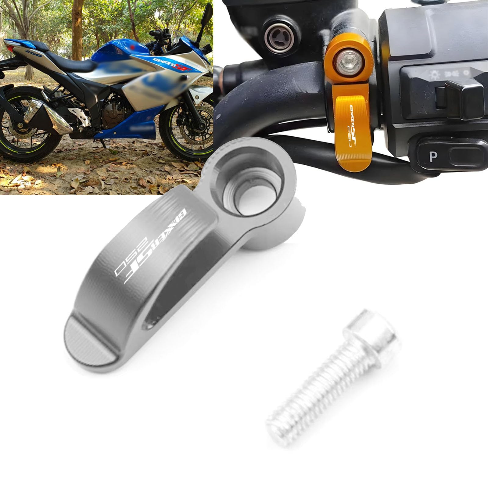DOMOPAY ДЛЯ GIXXER SF 250 JIXER SF 250 (2021-2023 2024 2025) Мотоциклетный корректор верхний