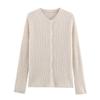  European and American style, new women's fashion, versatile, cross-border elegant multi-color knit cardigan