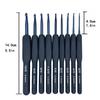 9PCS Knitting Tool Knitting Needle Soft Handle Handle Crochet Sewing Silicone Crochet Set  Household