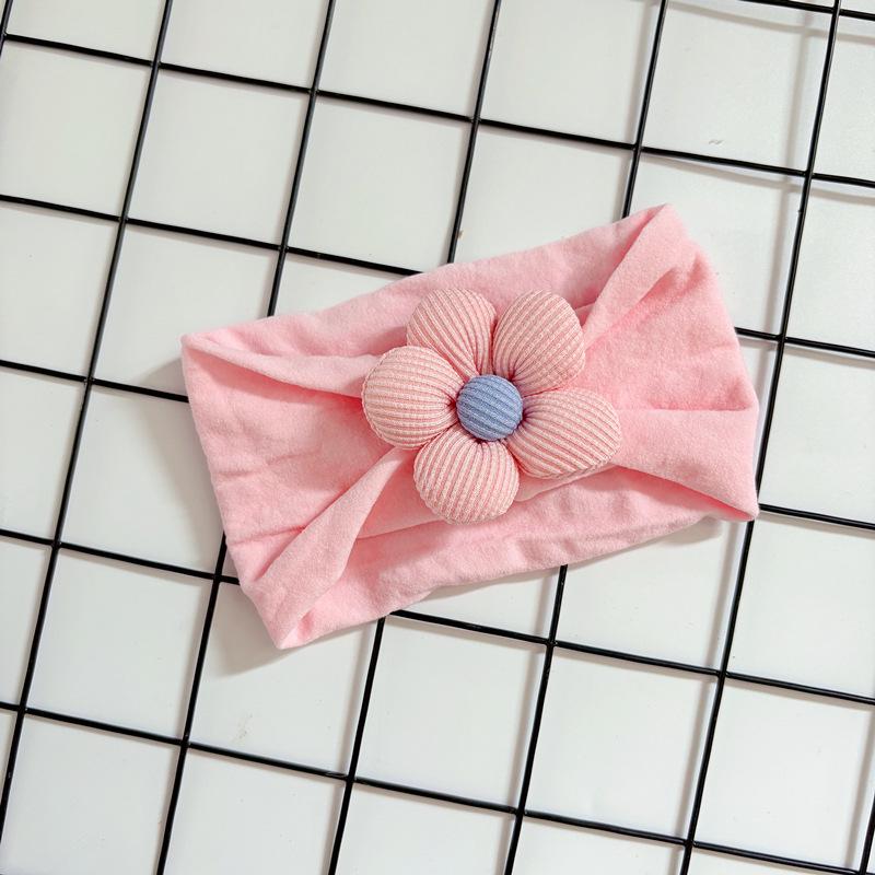 Cute Floral Baby Hair Band - Summer Protection Elastic Headband for Boys & Girls