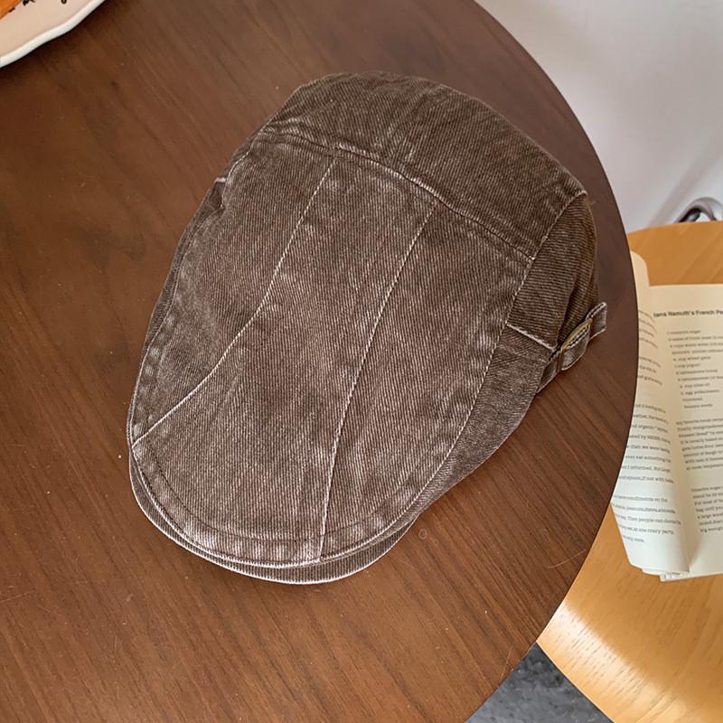Fashionable Washable Denim Beret Hat In Various Color For Spring And Summer Wear