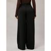 In-Stock Women's Casual Pleated High Waist Wide-Leg Long Pants for Spring and Autumn Fashion.