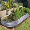 Nordic-Style Galvanized Outdoor Garden Planter Box - In Stock