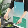 Lovely Seagull Lighthouse Patttern Sailboat Aprons Adult Kids Kitchen Aprons for Home Cooking Baking Cleaning Tool Adult Bibs