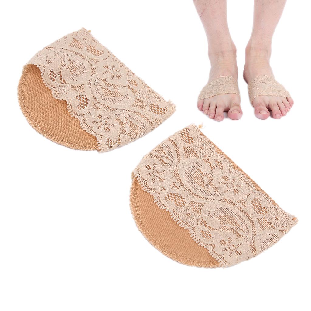 Forefoot Cushion Pad Women High Heel Shoes Foot Protection AntiSlip Forefoot Sleeve Pads(Skin Color )