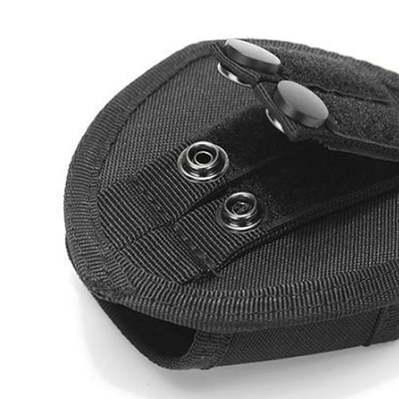 Açık Hava Çok Fonksiyonlu Naylon Bel Çantası Kelepçe Tutucu Kılıfı Polis Aktiviteleri Kelepçe Cebi Taktik Aksesuarları (Kelepçesiz)