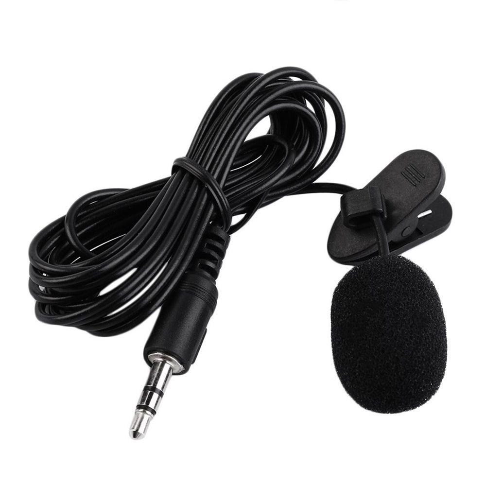 Mini Condenser Wired Handsfree Clip On Lapel Microphones Lavalier Mic