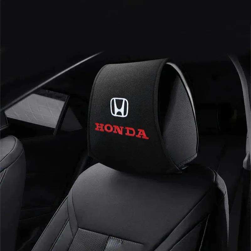 Auto Caldo 2025 1/2pz Accessori Auto Coprisedili Poggiatesta Protettivi Per Honda Civci CRV Accord Mugen Prelude FIT City CRZ CRX Ja