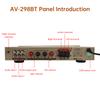 2000W 5-Kanal-Verstärker HiFi-Stereo-AV-Surround-Verstärker FM-Theater