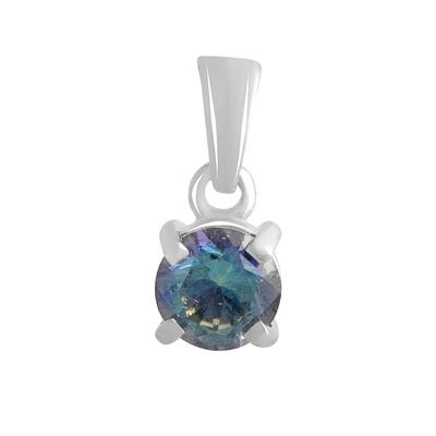 Silver Pendant with Mystic Topaz 0.873ct (2140405)