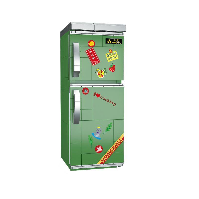 Mini Retro Radio & Fridge Washing Machine Building Blocks Toys - Compatible with Lego, Great Gift for Girls