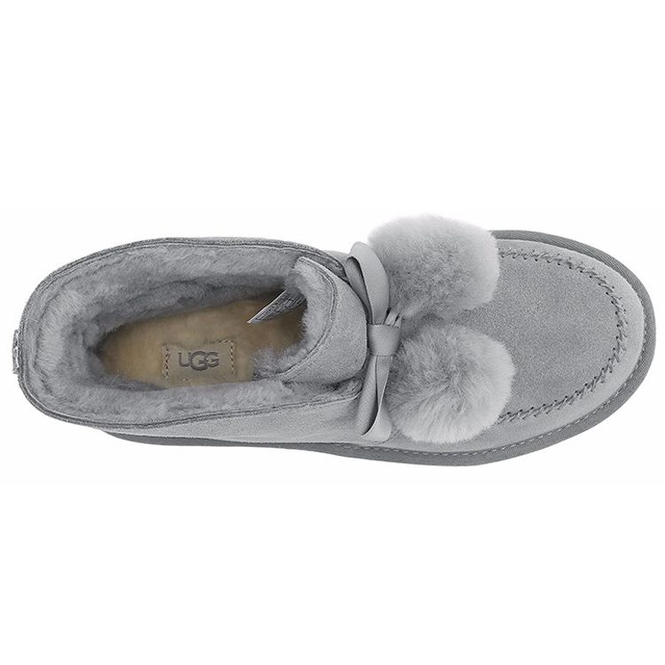 UGG Kallen Fleece Lined Warm Snow Boots Women Boots Gray 1110709-SEL
