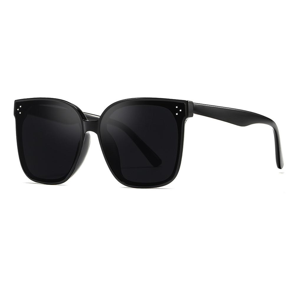 Gm Womens Uv400 Polarized Sunglasses With Pc Lenses And Classic Square Frame For Daily Use чёрный