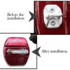 4 Stück Auto Türschloss Schutzabdeckung Aufkleber für Alfa Romeo Logo Sportiva Giulia Giulietta 159 156 MITO Stelvio 147 Zubehör