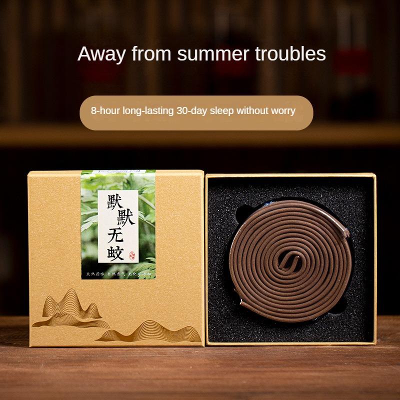 8 Hours Mosquito Repellent Coil Lemongrass Lemon Grass Mugwort Incense Herbal Fresh Scent Ornaments for Home Fragrance Holders