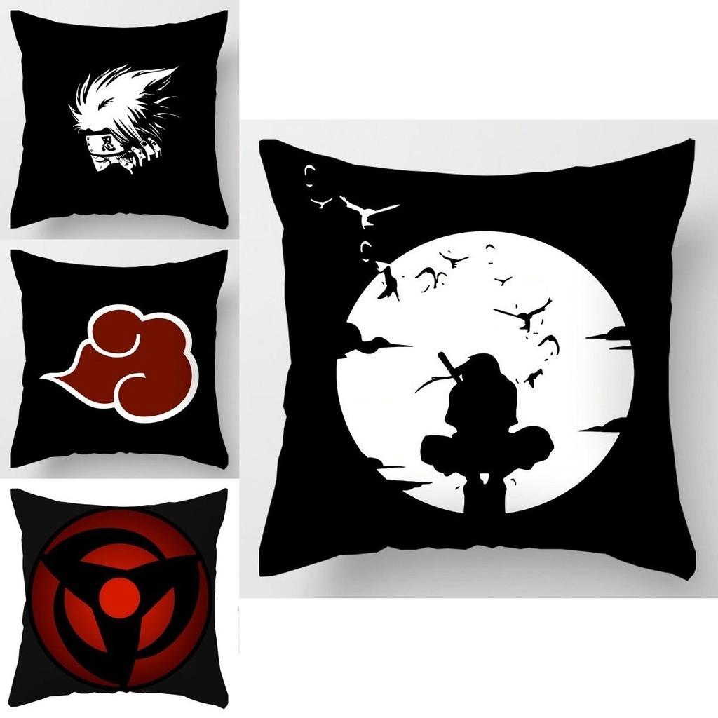 Luxurious Anime Naruto Cushion Cover With Cartoon Logo For Stylish Home Decor